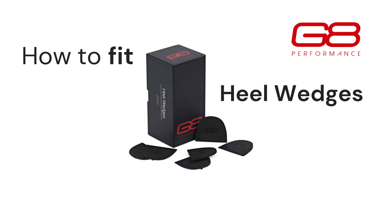 Load video: How to fit G8 Heel Wedges